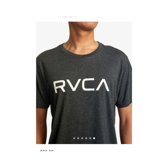 NWT Big RVCA Tee Men's Slim Fit Small - Picture 2 of 10